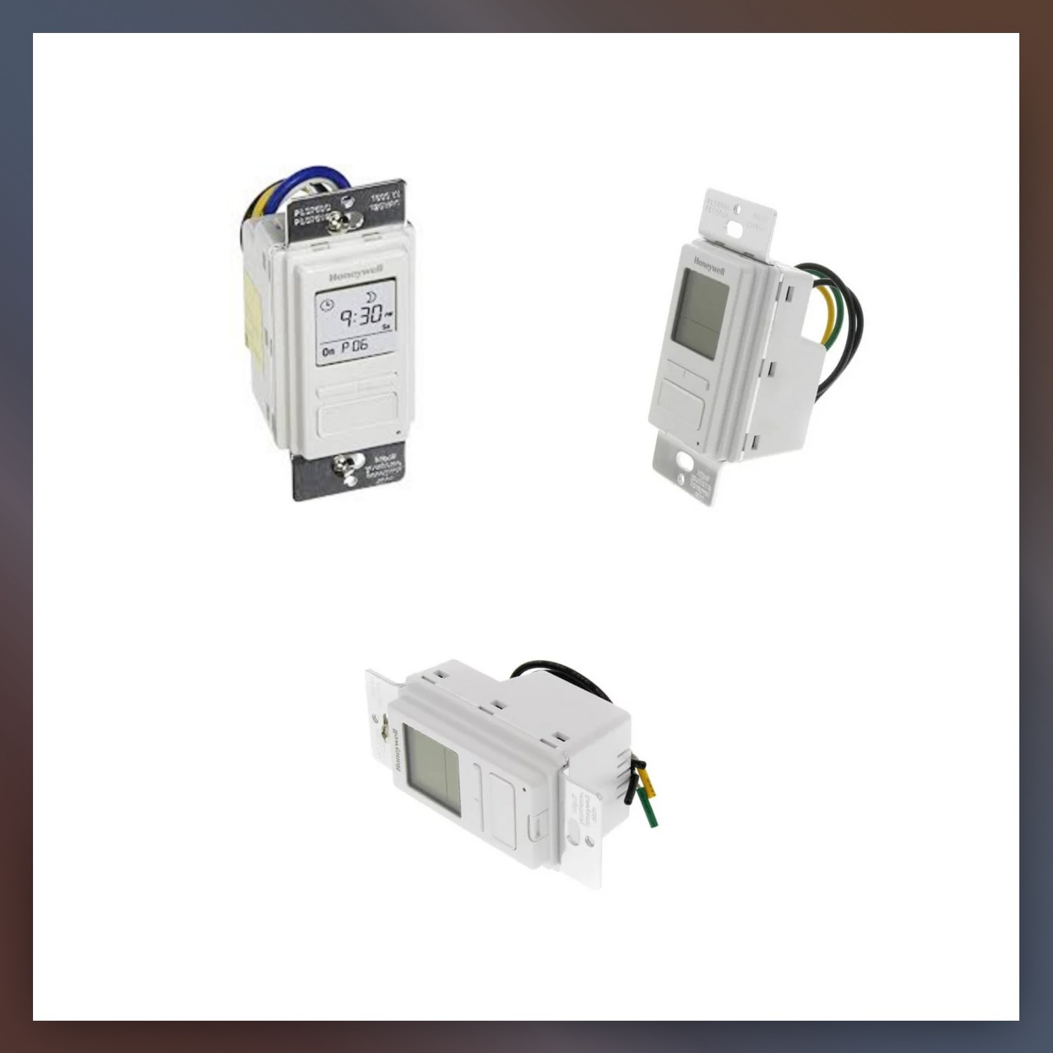 Honeywell – Commutateur à minuterie PLS750C1000 avec Sunrise Sunset simple ou 3 voies