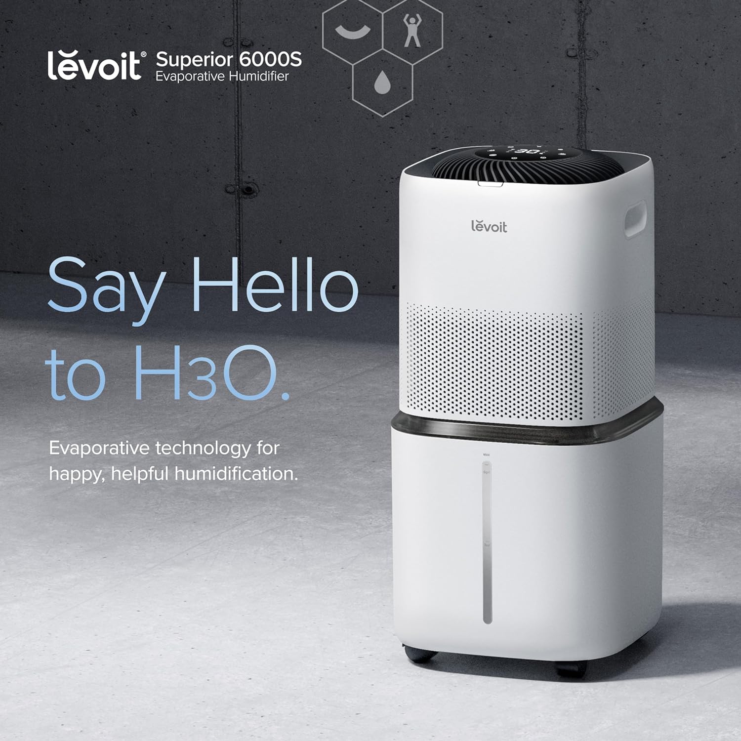 LEVOIT Smart Evaporative Humidifier for Large Room and Home LEVOIT Smart Evaporative Humidifier for Large Room and Home
