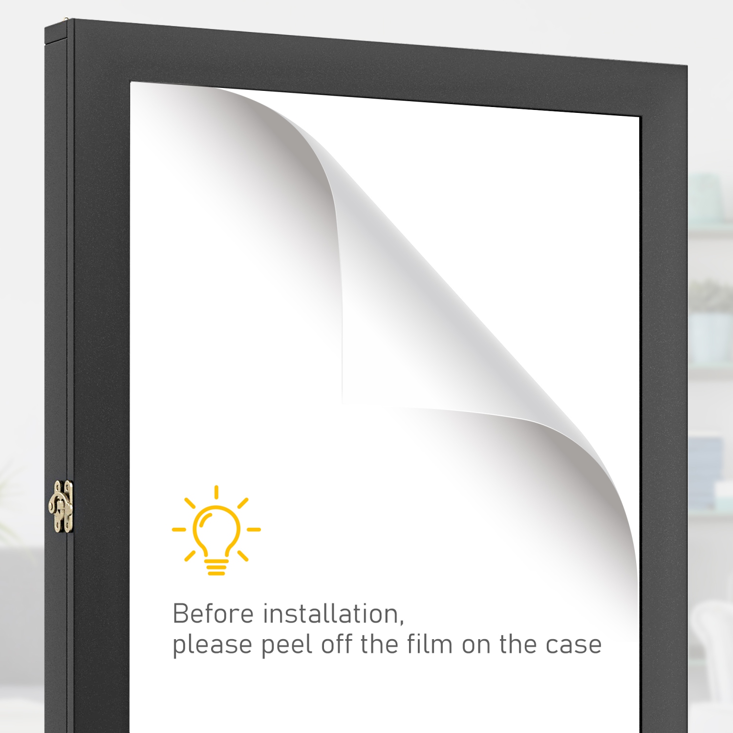 HOMCOM – cadre de présentation en jersey, boîte Shadow en acrylique pour chandail de football de basketball