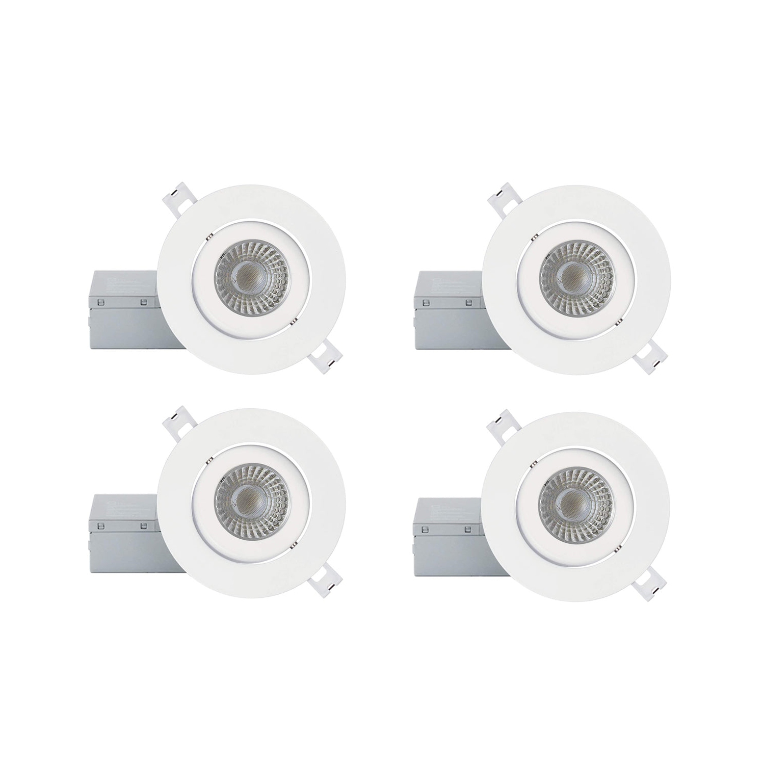 Strak Gimbal White 3-Inch Integrated Panel 7 W, 560Lm with 3000k Warm White