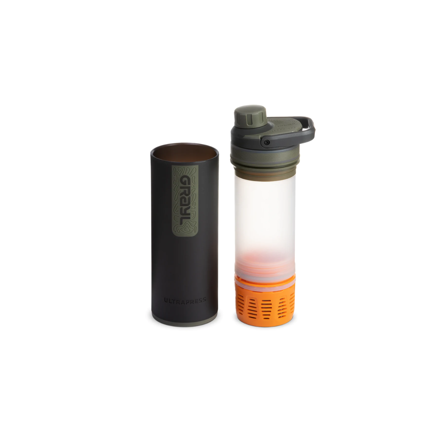 GRAYL ULTRAPRESS WATER PURIFIER BOTTLE - 16.9OZ/500ml CAMP BLACK Water Filter