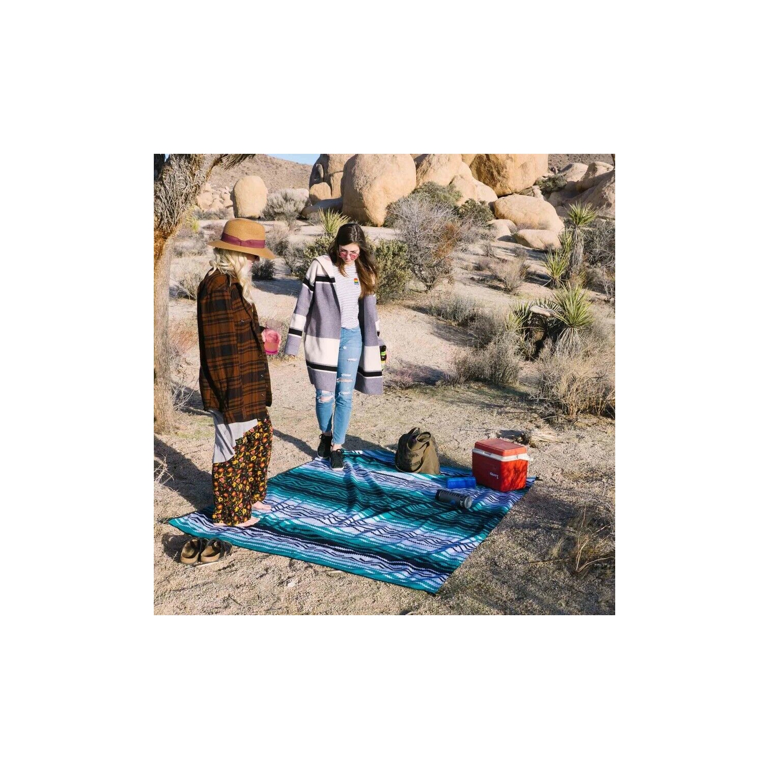 Nomadix Towel FESTIVAL BLANKET: BANANA LEAF GREE FOR FESTIVALS CAMPING VAN LIFE