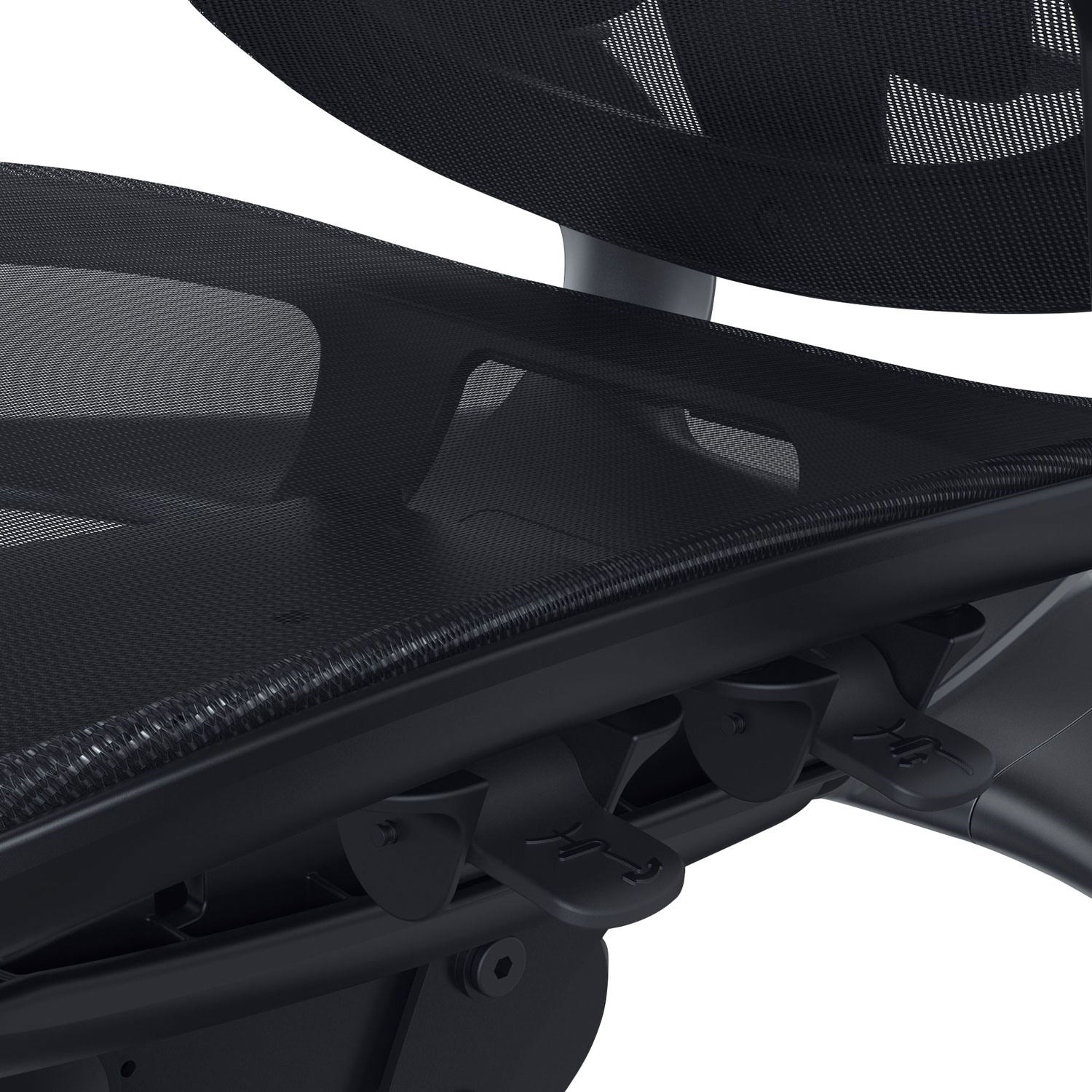 Fauteuil de jeu ergonomique en tissu maillé Fujin Pro de Razer - Noir