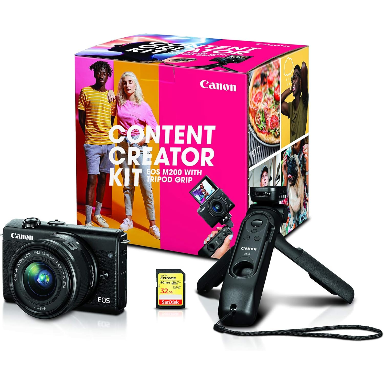 Canon EOS M200 Mirrorless Digital Vlogging Camera (Content Creator Kit)
