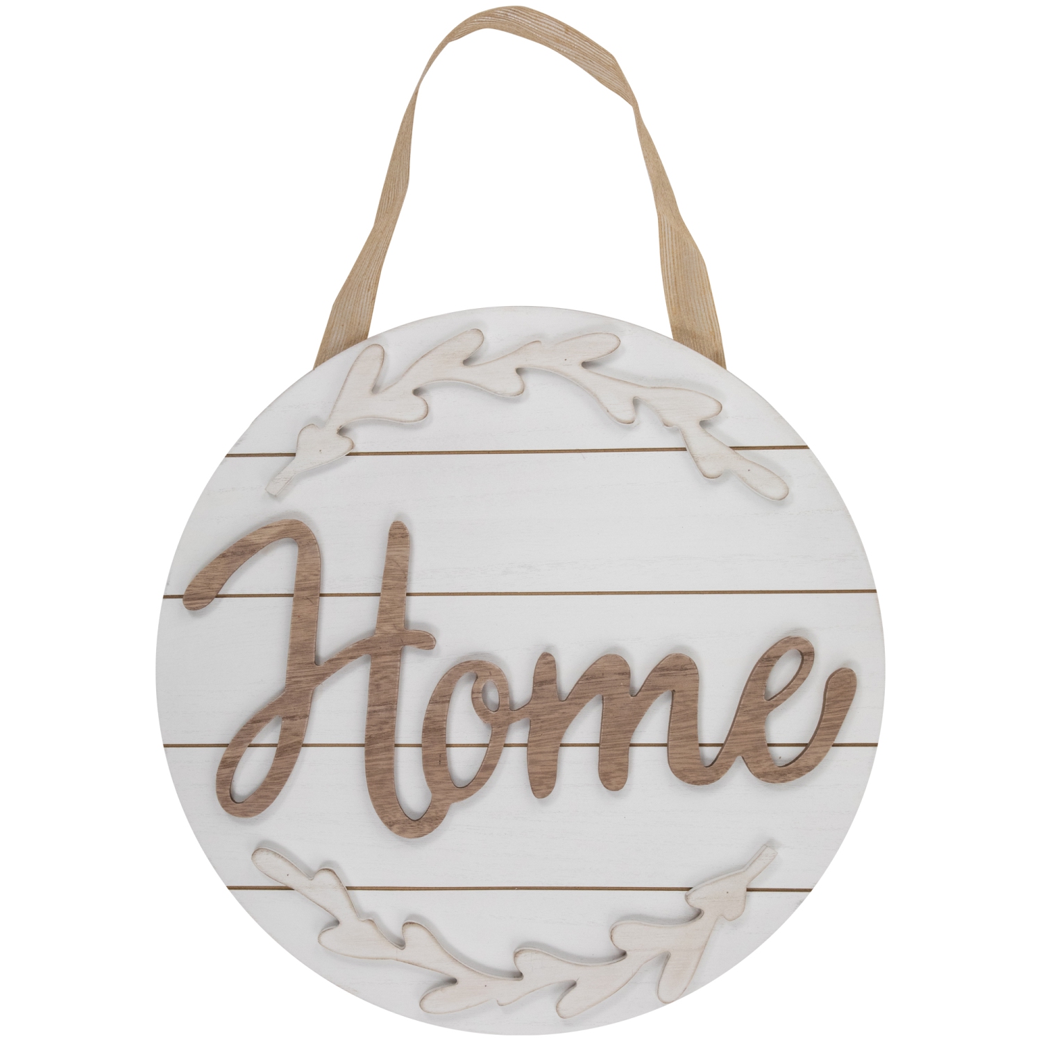 Affiche murale en bois Home Daily branches de 15,75 po