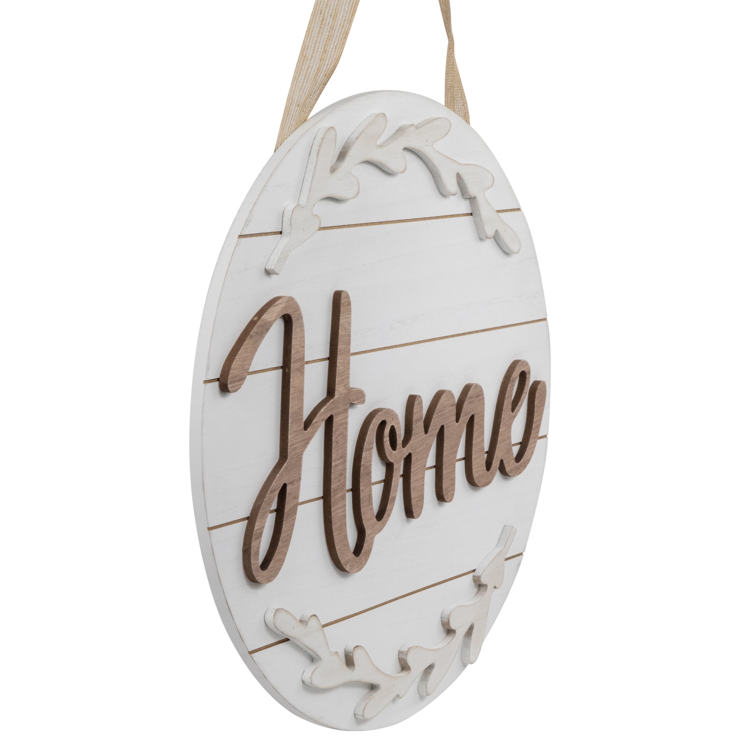 Affiche murale en bois Home Daily branches de 15,75 po