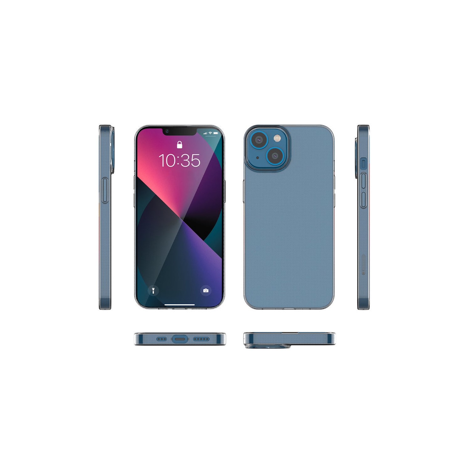 PANDACO Clear Case for iPhone 14