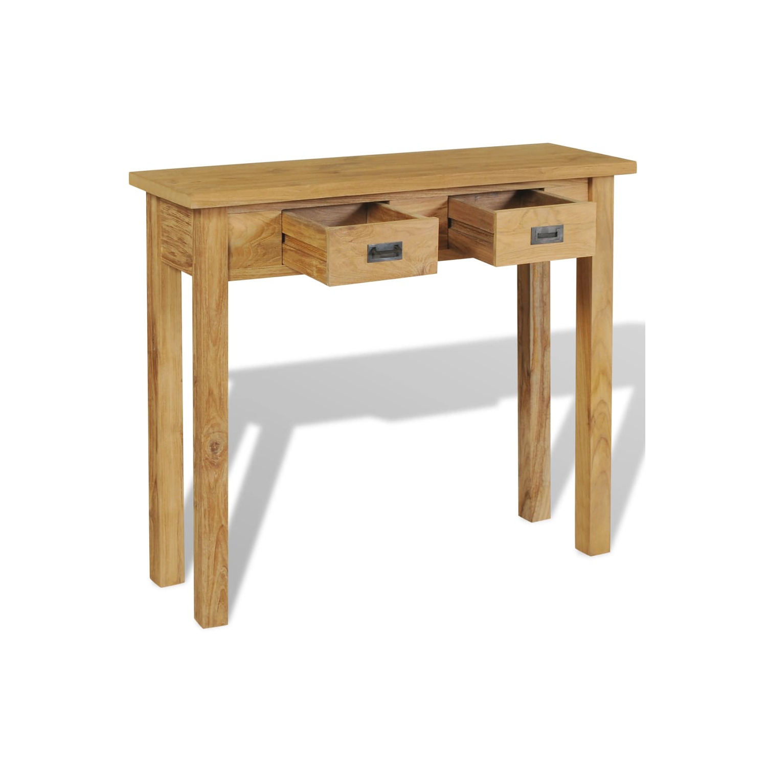 Table console en teck massif 90x30 80&nbsp;cm