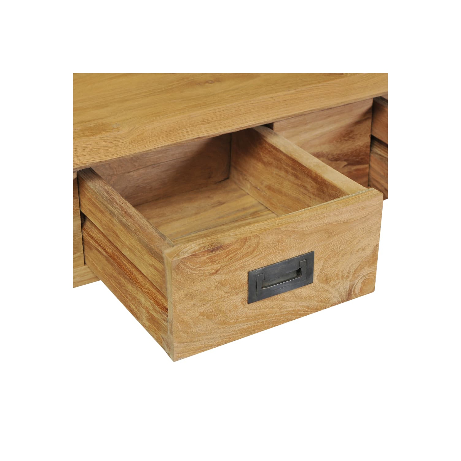 Table console en teck massif 90x30 80&nbsp;cm