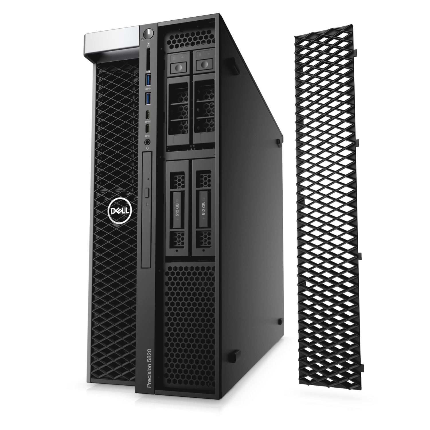 Remis à neuf - Tour Dell Precision 5820 (Ordinateur de travail) | Intel Xeon W-2104 | Mémoire vive 32&nbsp;Go | SSD 1&nbsp;To | Carte graphique