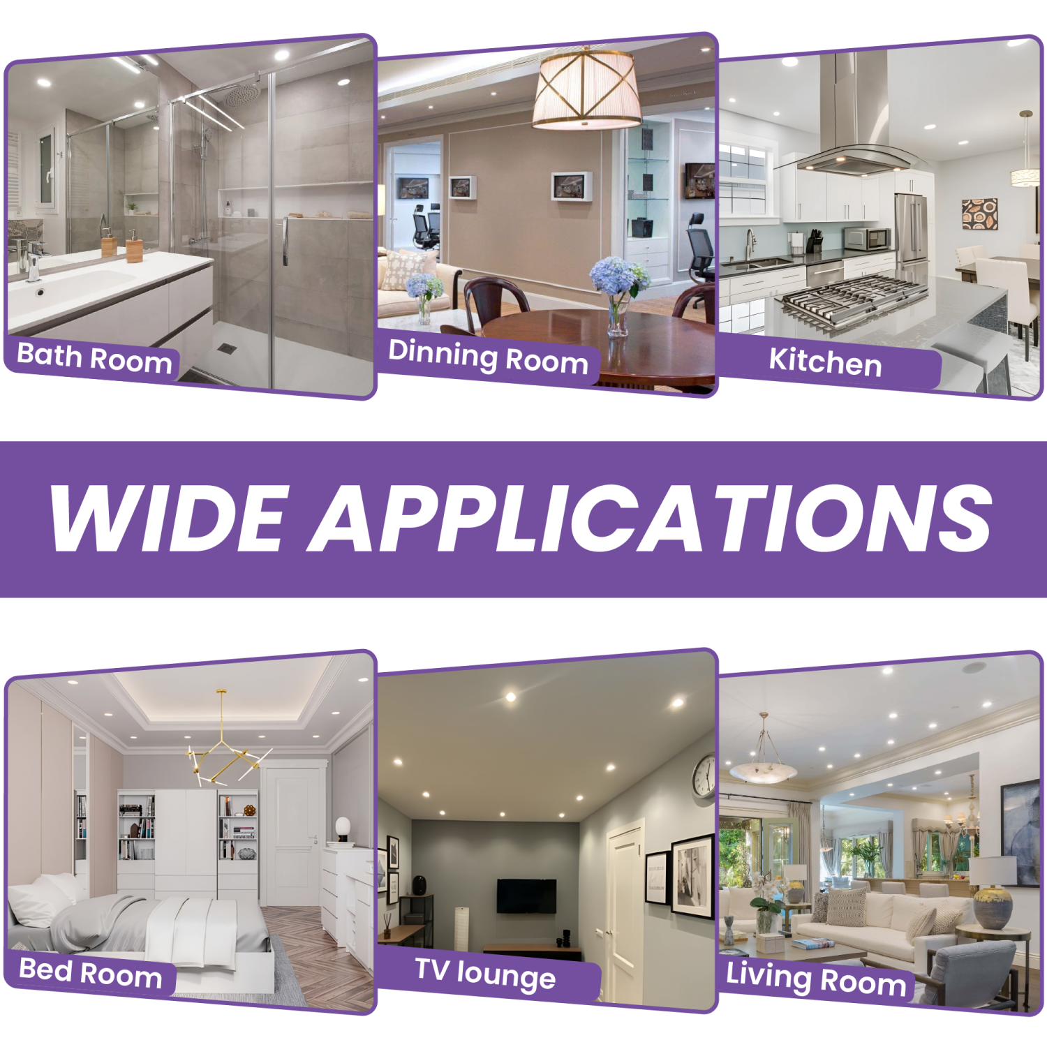 Strak Led White 4-inch Integrated Panel with Gimbal 5000K, 10 watts -700 Lumens, IC Rated (damp rated), Dimmable, LED Recessed Light Kit with