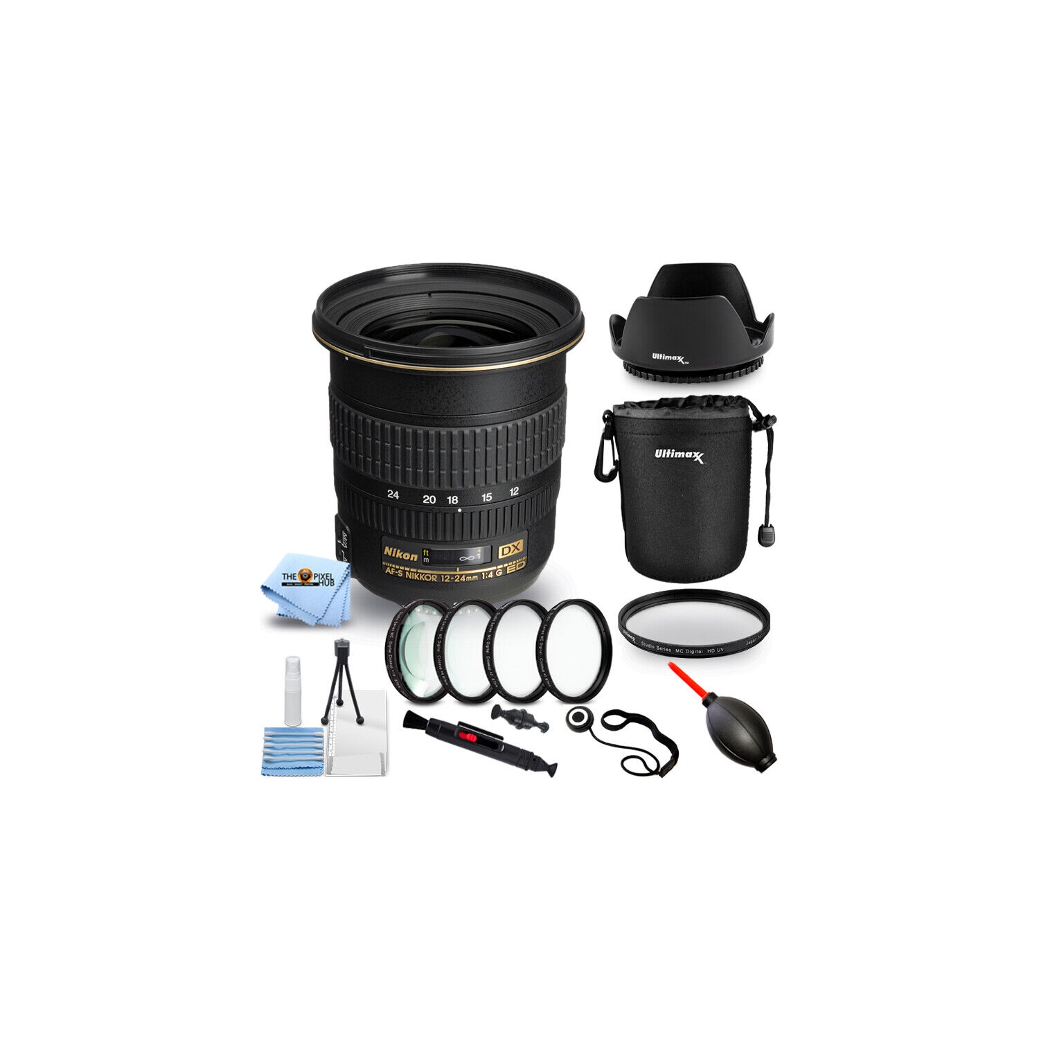 ■Nikon AF-S ZOOM DX 12-24mm f4G ED Nikon AF-S DX NIKKOR 12-24mm f/4G IF-ED Zoom Lens with Auto