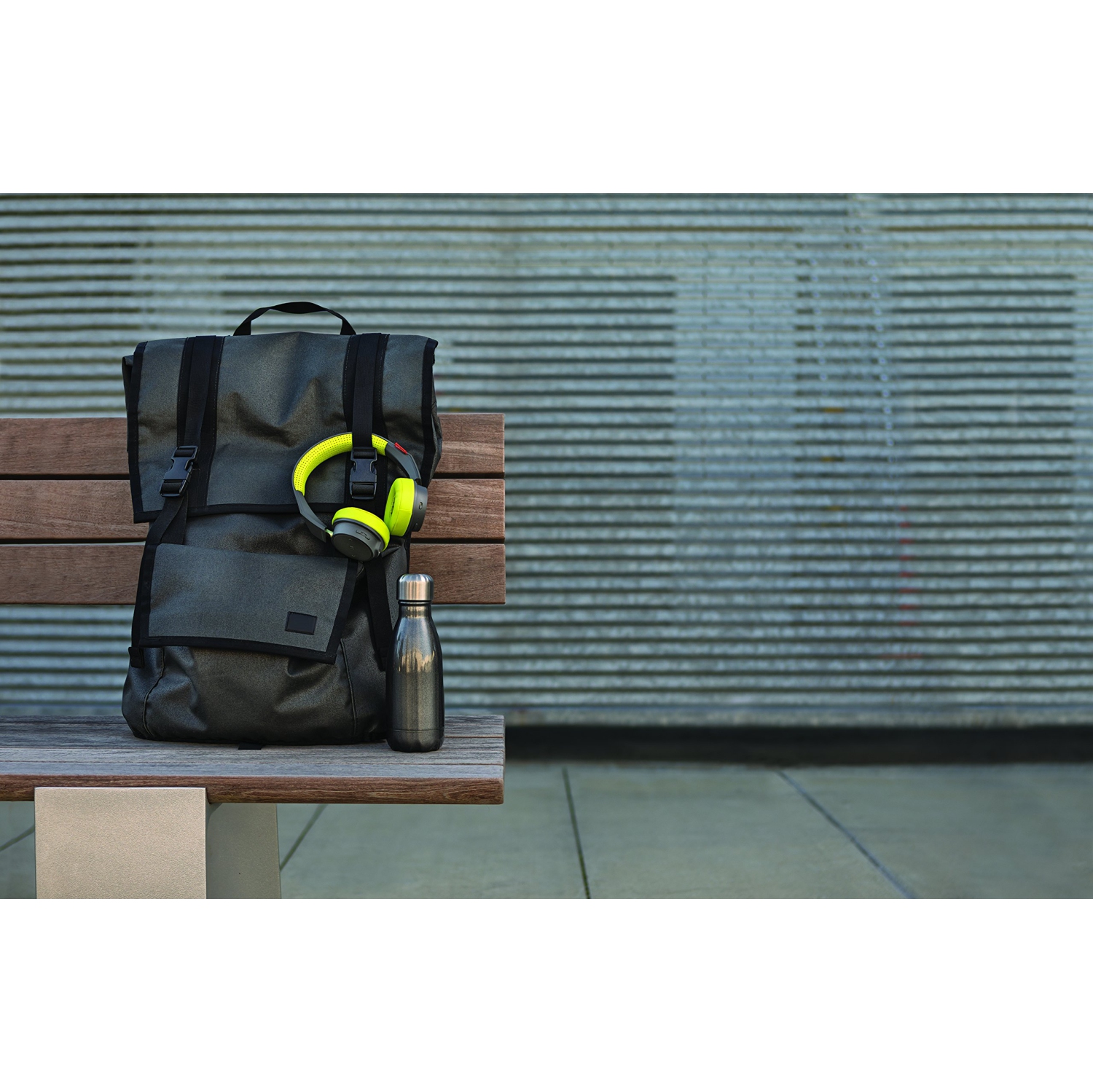 Casque d'écoute BACKBEAT 505 de PLANTRONICS – Gris/VERT