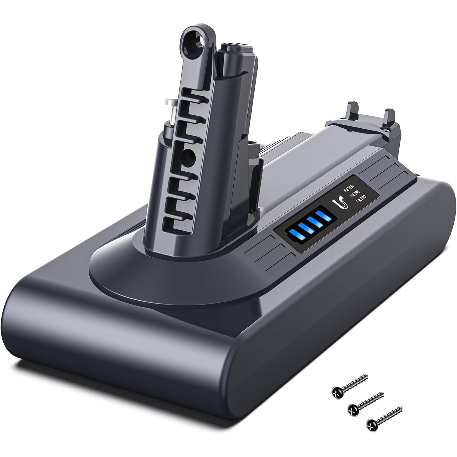 Replacement Battery for Dyson V10 – 25.2V 6500mAh Li-ion, Compatible with V10 Animal, Absolute, Fluffy, Motorhead, Allergy & Total Clean