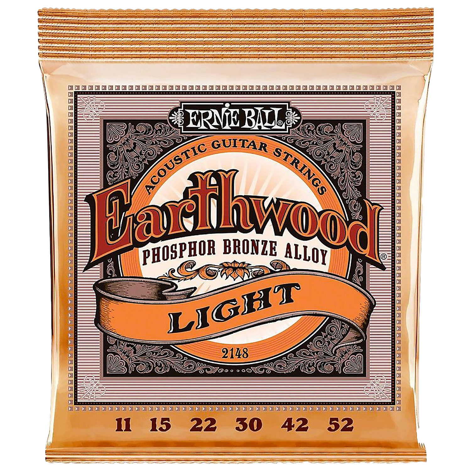 Ernie Ball Earthwood 0.011 - 0.052 Phosphor Bronze Alloy Acoustic Guitar String