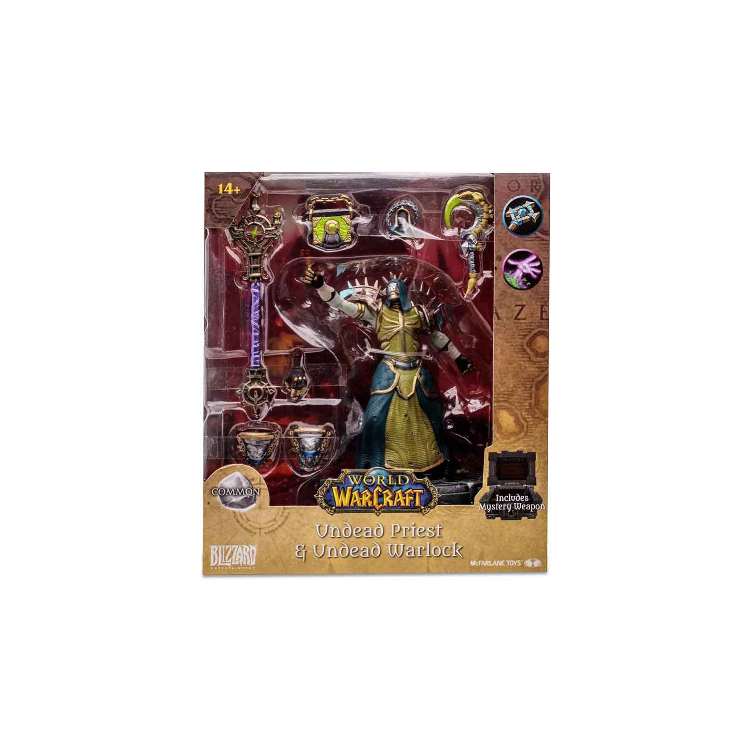 World Of Warcraft 7 Inch Static Figure Common Wave 1 - Undead Priest & Warlock