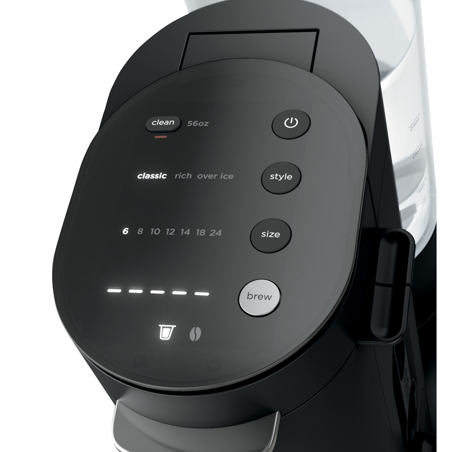 Cafetière à une tasse de Ninja pour capsules et café moulu - Noir