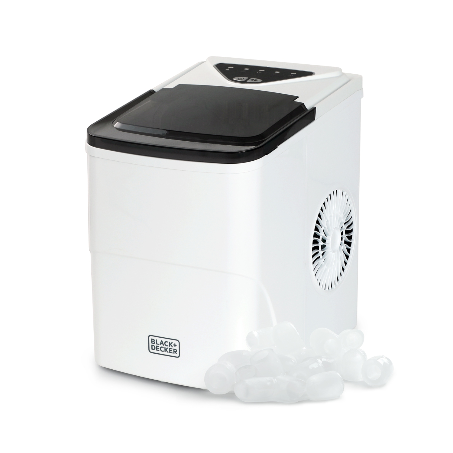BLACK+DECKER Ice Maker, Self-Cleaning Portable Ice Machine with 26-Lb.