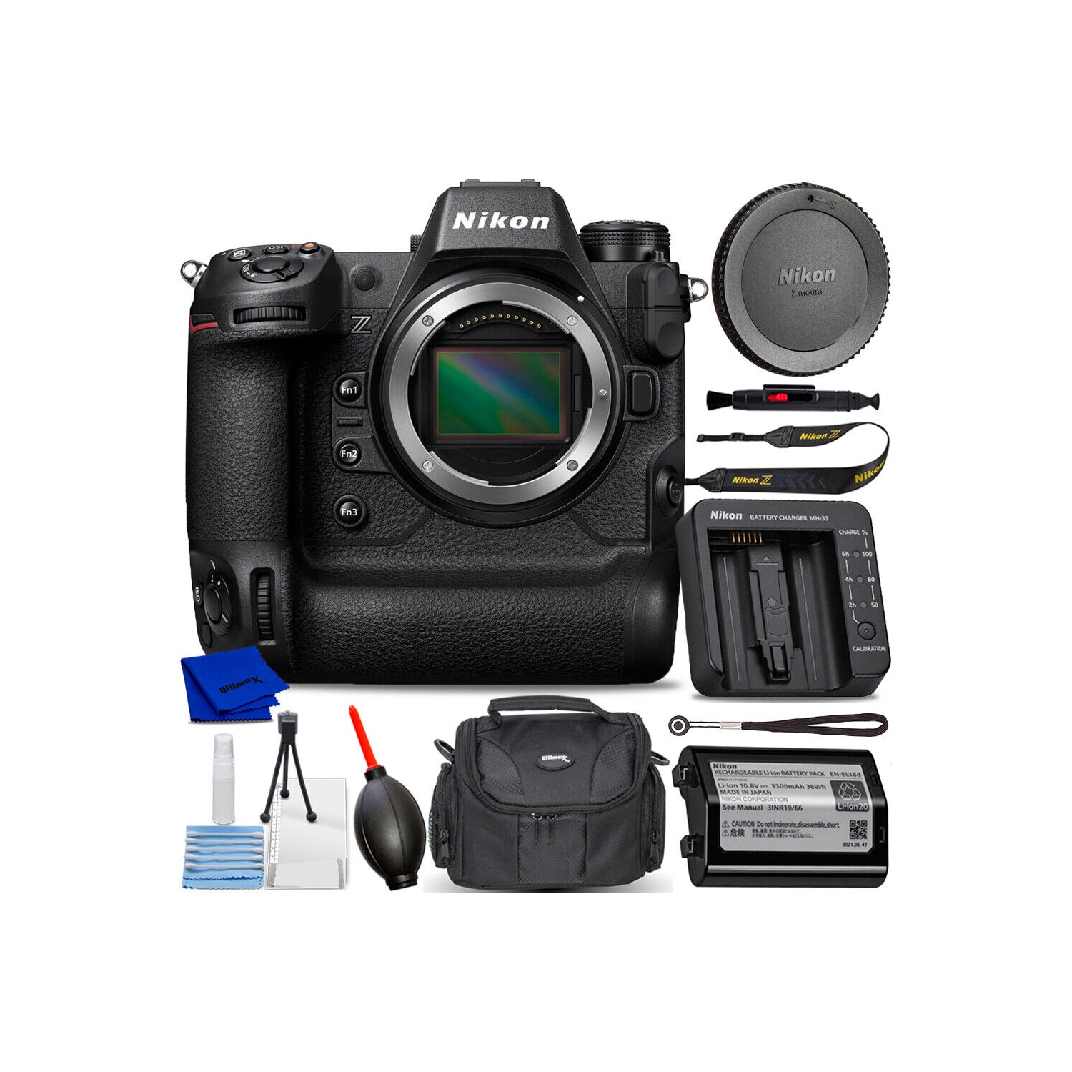 Nikon Z9 Mirrorless Camera (Body Only) 1669 - 7PC Accessory Bundle