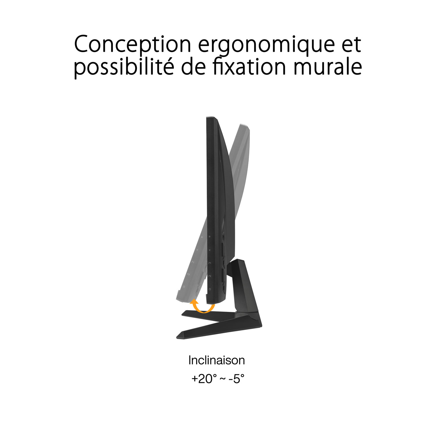 Moniteur de jeu G-Sync FreeSync DEL IPS HD intégrale 180 Hz de 27 po TUF d'ASUS avec temps de réponse de 1 ms gris à gris