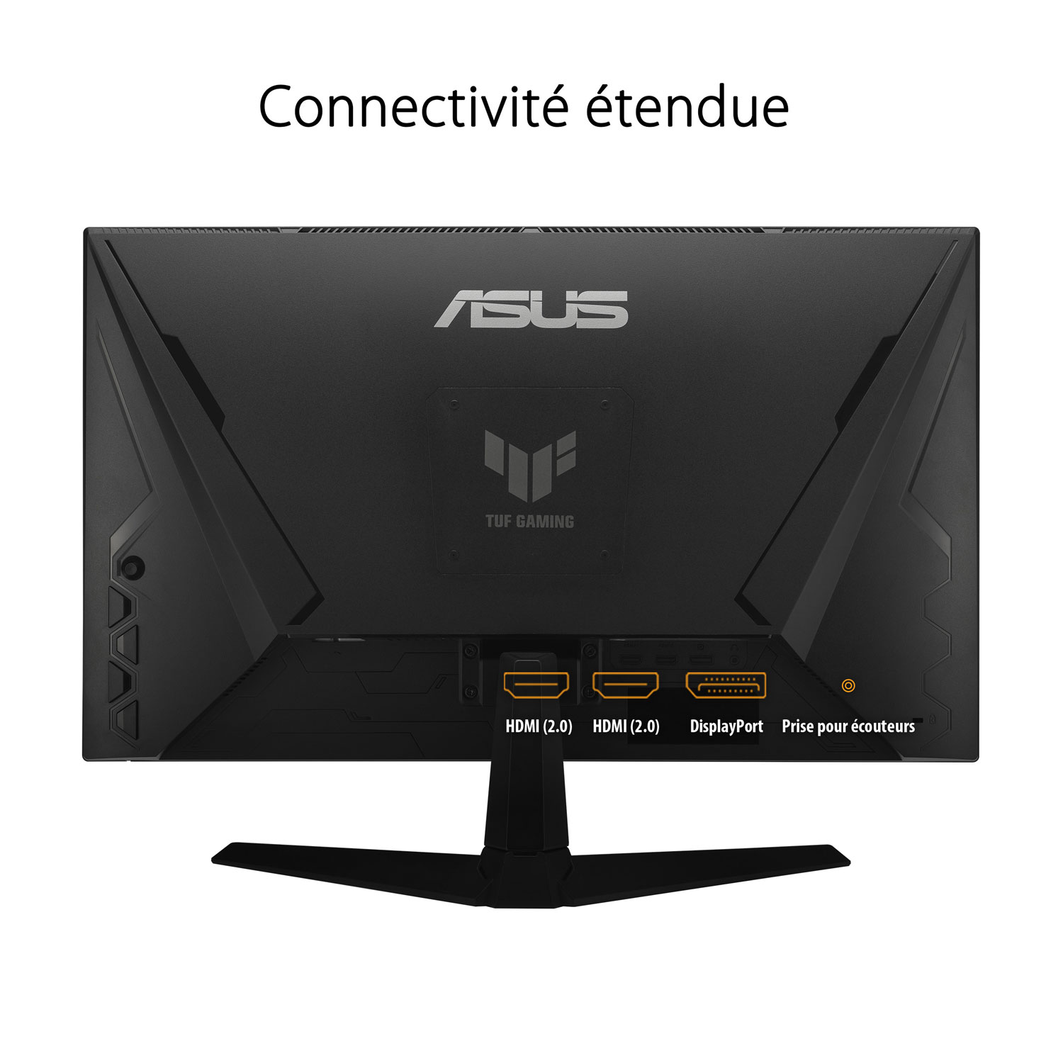 Moniteur de jeu G-Sync FreeSync DEL IPS HD intégrale 180 Hz de 27 po TUF d'ASUS avec temps de réponse de 1 ms gris à gris