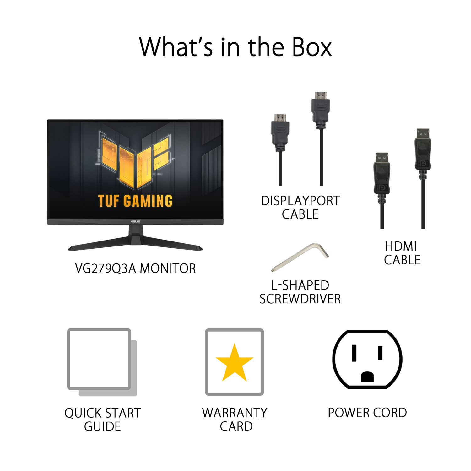 Moniteur de jeu G-Sync FreeSync DEL IPS HD intégrale 180 Hz de 27 po TUF d'ASUS avec temps de réponse de 1 ms gris à gris