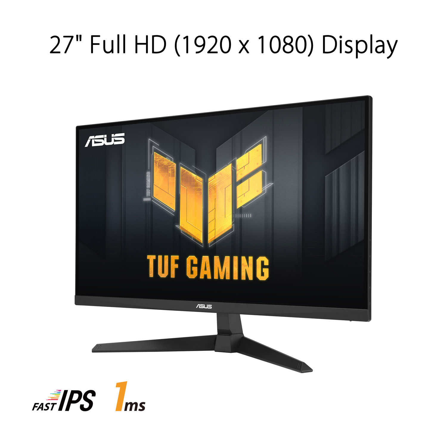 Moniteur de jeu G-Sync FreeSync DEL IPS HD intégrale 180 Hz de 27 po TUF d'ASUS avec temps de réponse de 1 ms gris à gris