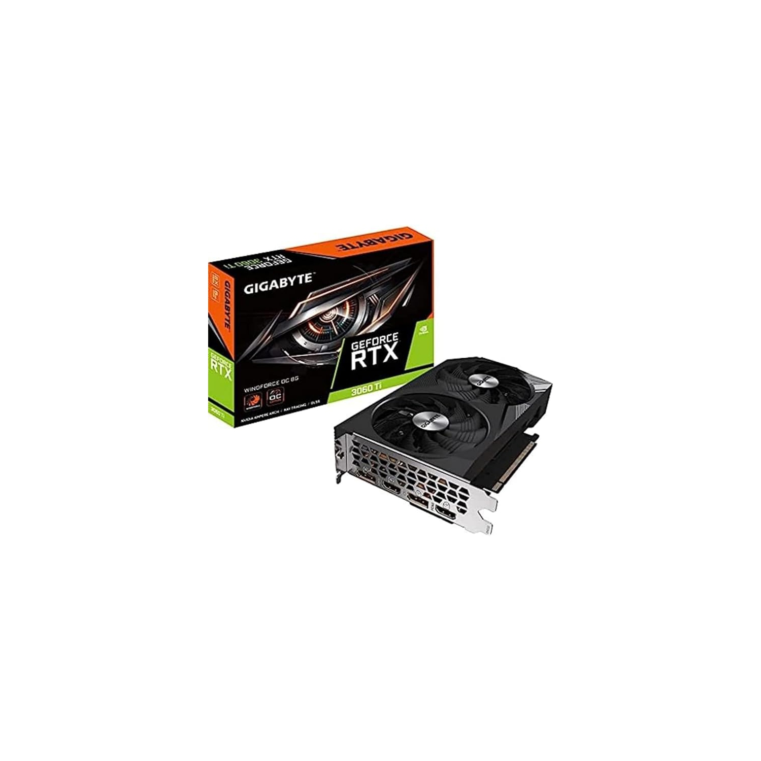 GeForce RTX 3060 Ti WindForce OC 8GB Rev. 2 PCI-E w/ Dual HDMI, Dual DP