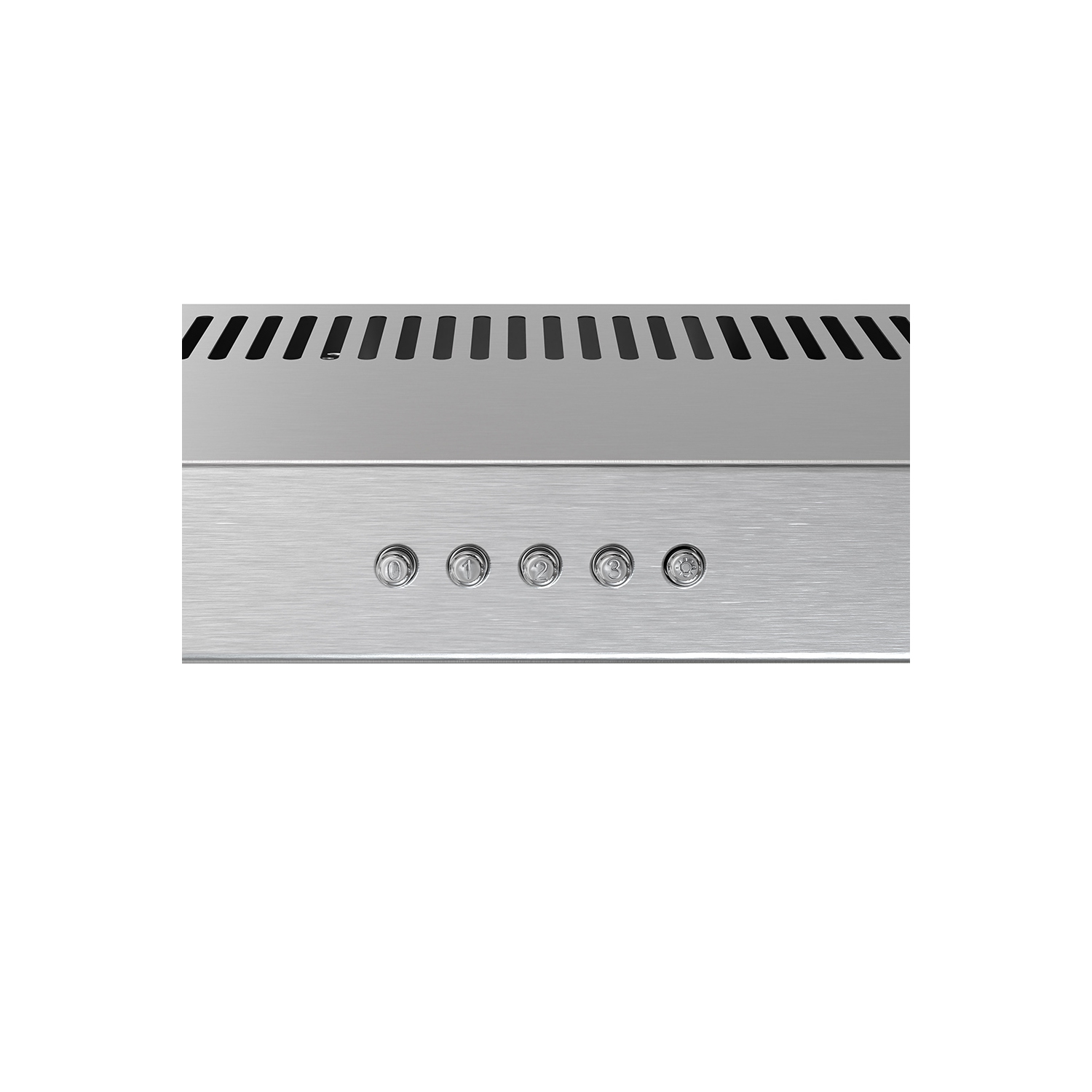 Streamline 30 in. Bergamo Ductless Undermount 80 CFM Range Hood in Brushed Stainless Steel with Mesh Filters, Push Button Control, LED Light