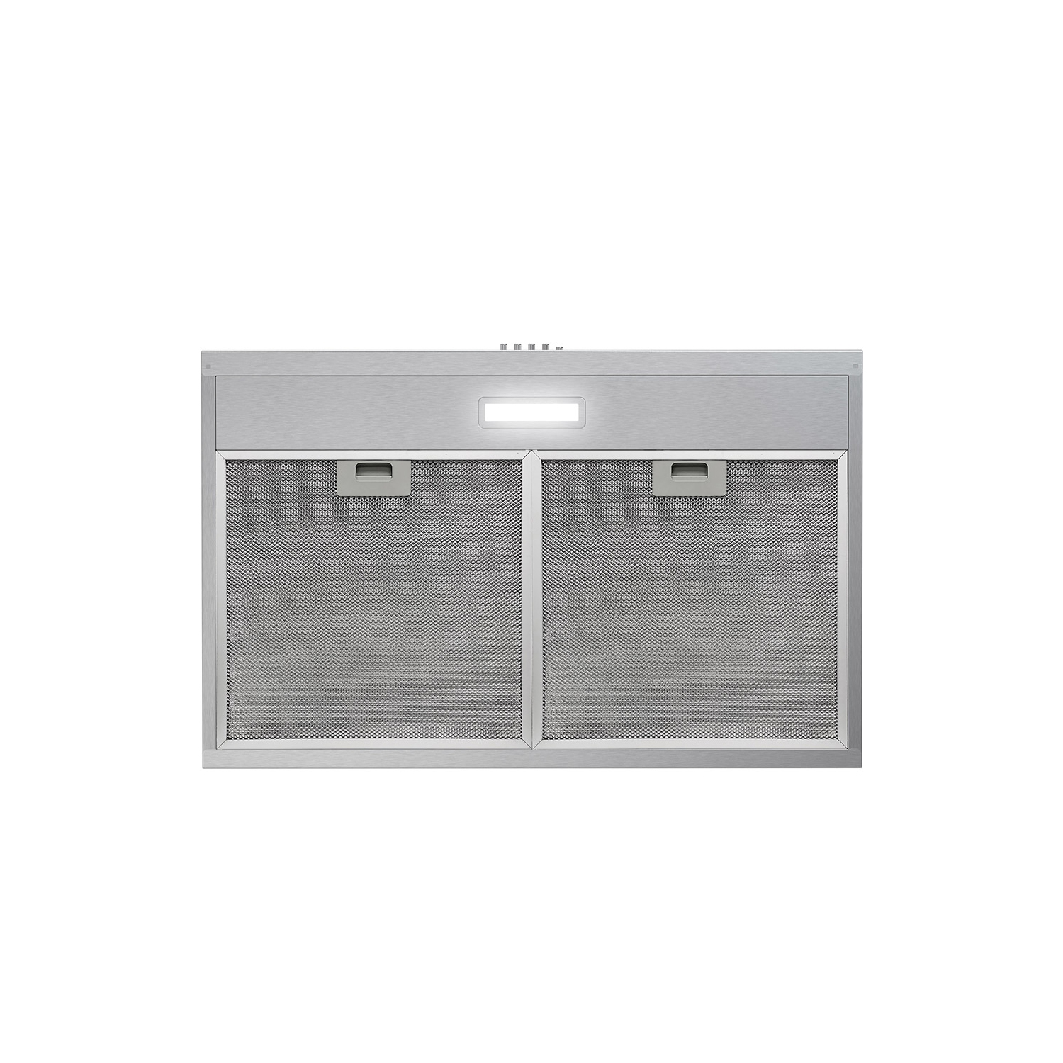Streamline 30 in. Bergamo Ductless Undermount 80 CFM Range Hood in Brushed Stainless Steel with Mesh Filters, Push Button Control, LED Light