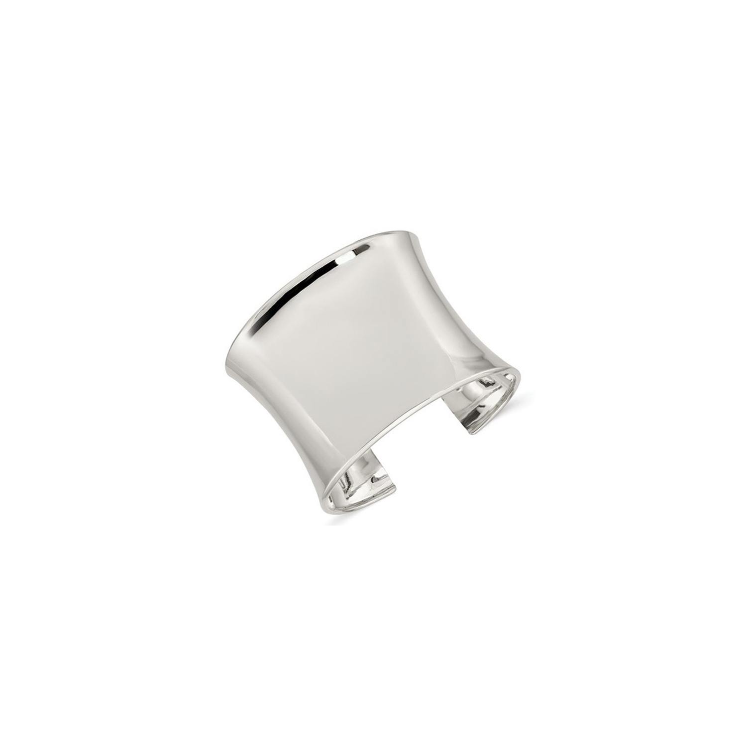 Bracelet jonc en argent sterling poli