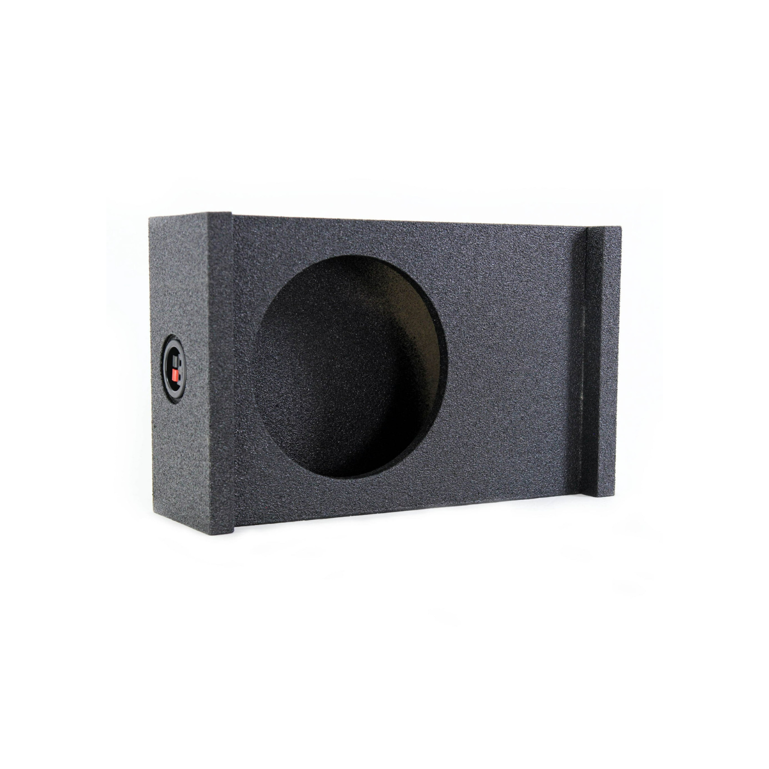 Q Power QBSHALLOW12DF 12" Single Downfire Shallow Mount Subwoofer Box Enclosure
