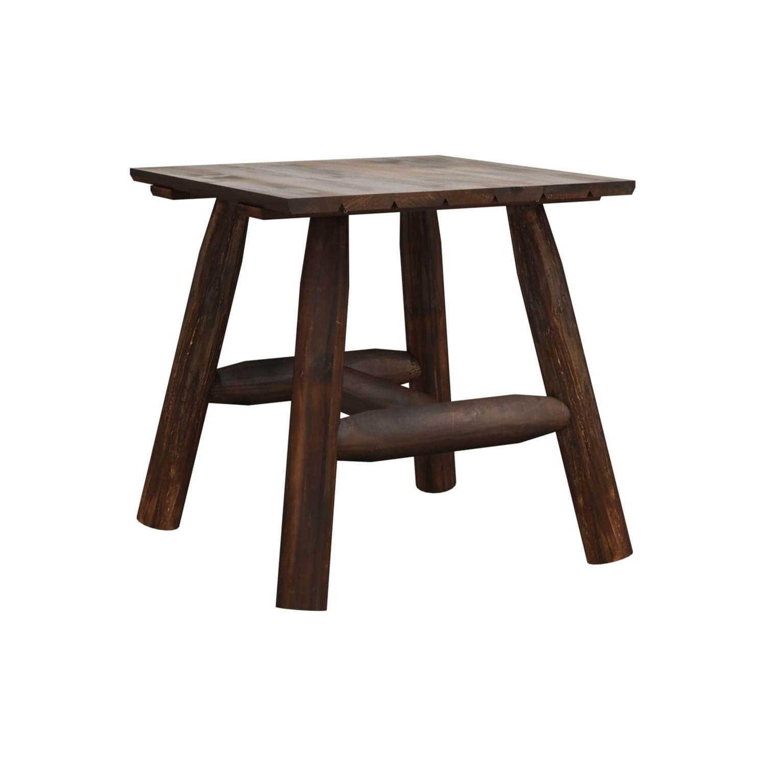 vidaXL Side Table 49x49x50 cm Solid Wood Spruce
