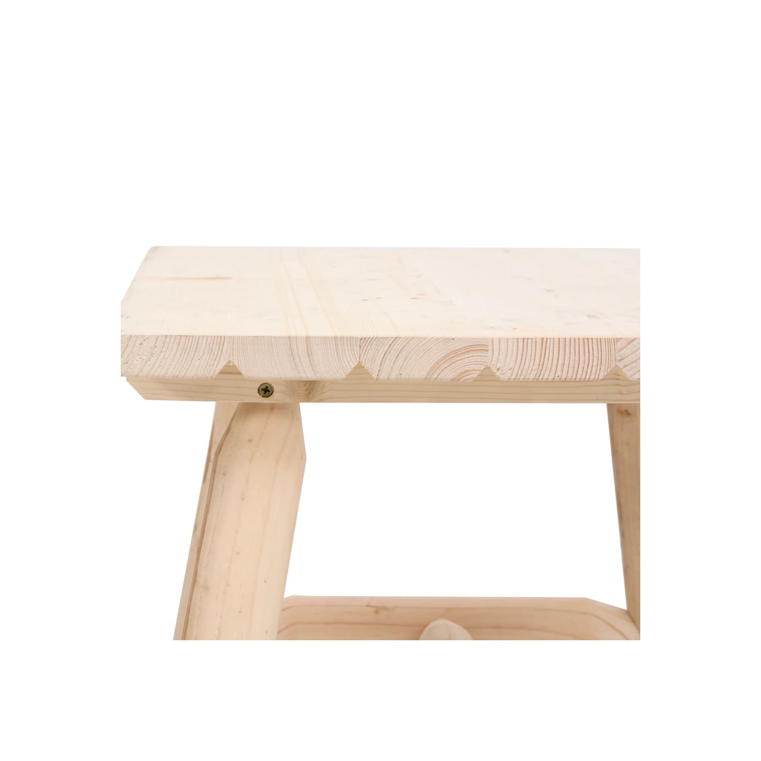 vidaXL Side Table 49x49x50 cm Solid Wood Spruce