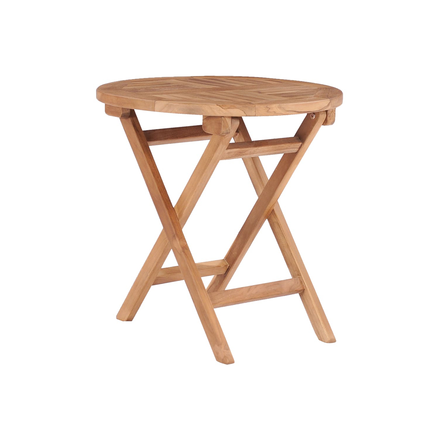 vidaXL Folding Garden Table 45 cm Solid Teak Wood