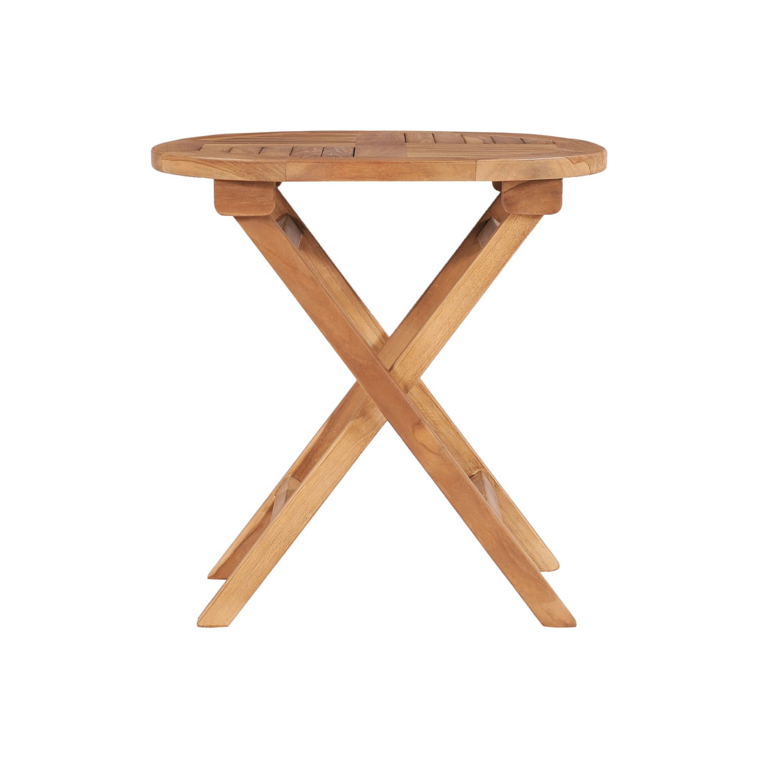 vidaXL Folding Garden Table 45 cm Solid Teak Wood