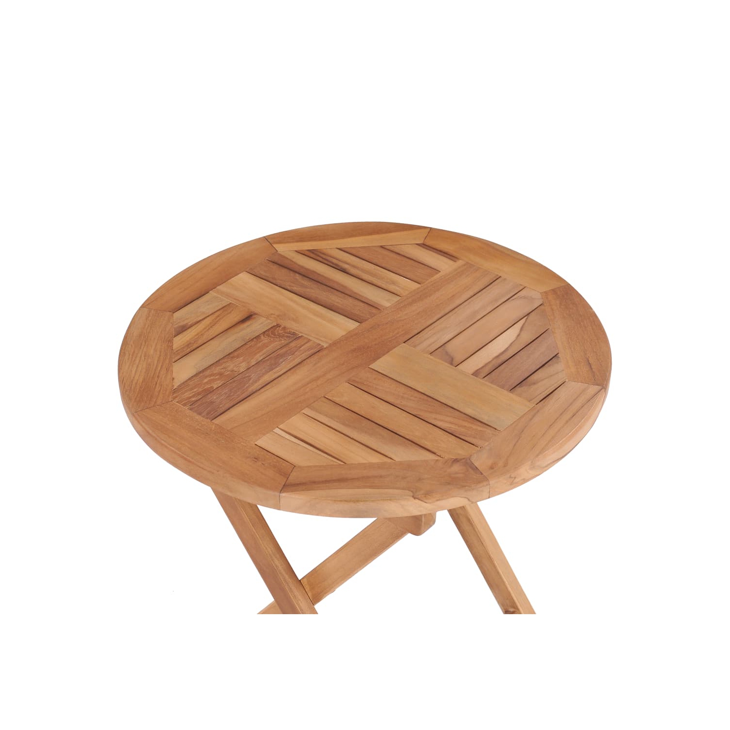 vidaXL Folding Garden Table 45 cm Solid Teak Wood