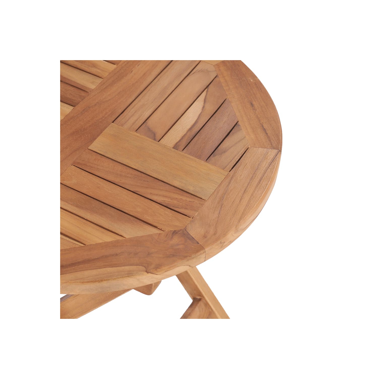 vidaXL Folding Garden Table 45 cm Solid Teak Wood