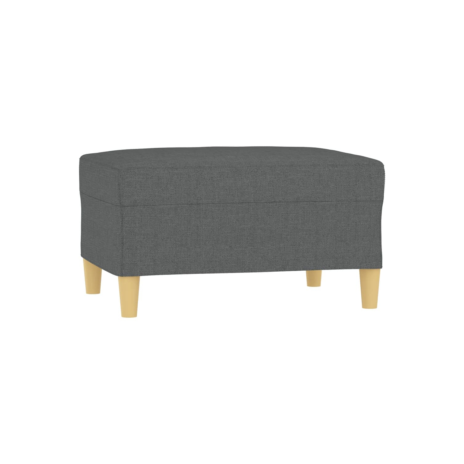 vidaXL Footstool Dark Grey 70x55x41 cm Fabric