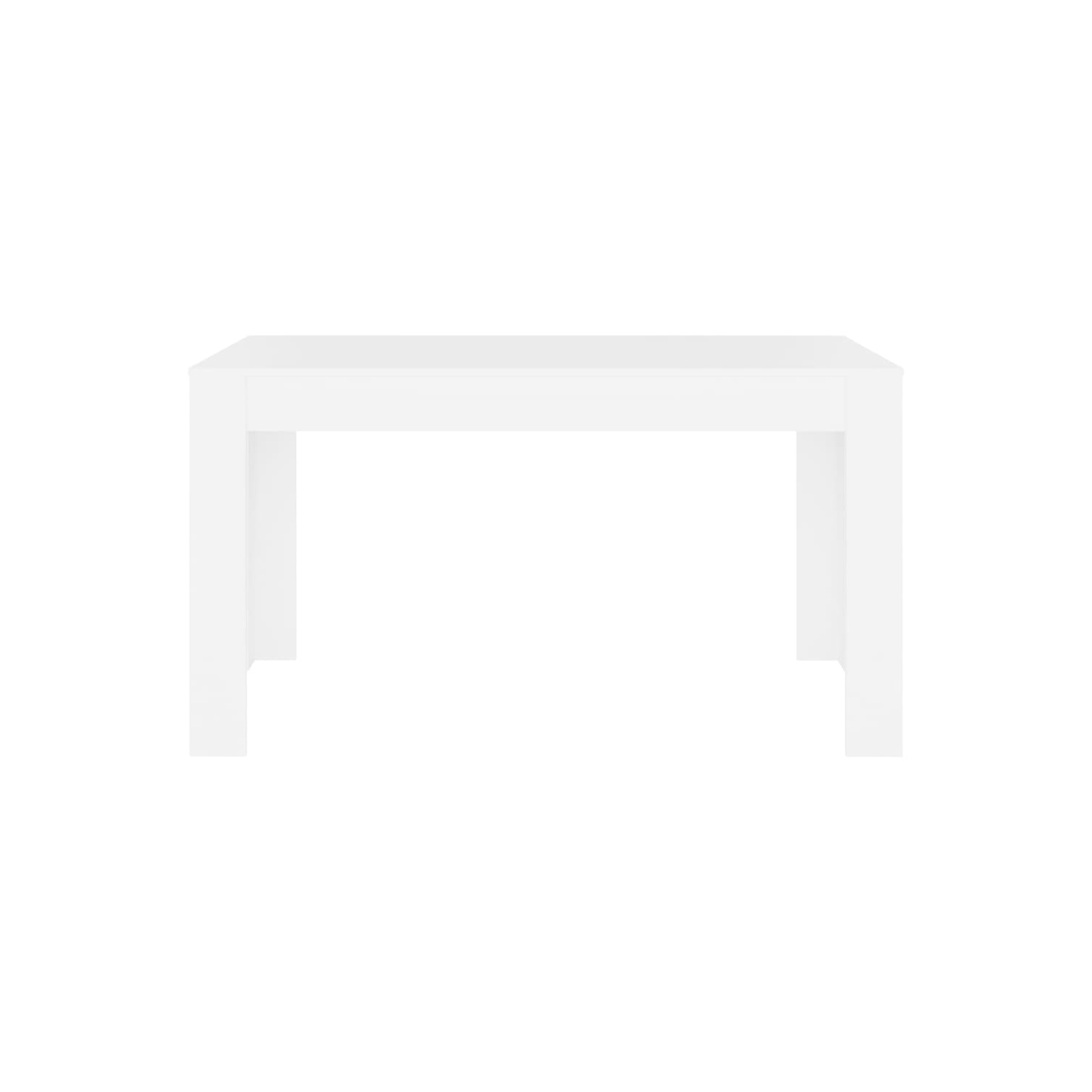 vidaXL Dining Table White 55.1"x29.3"x30" Chipboard