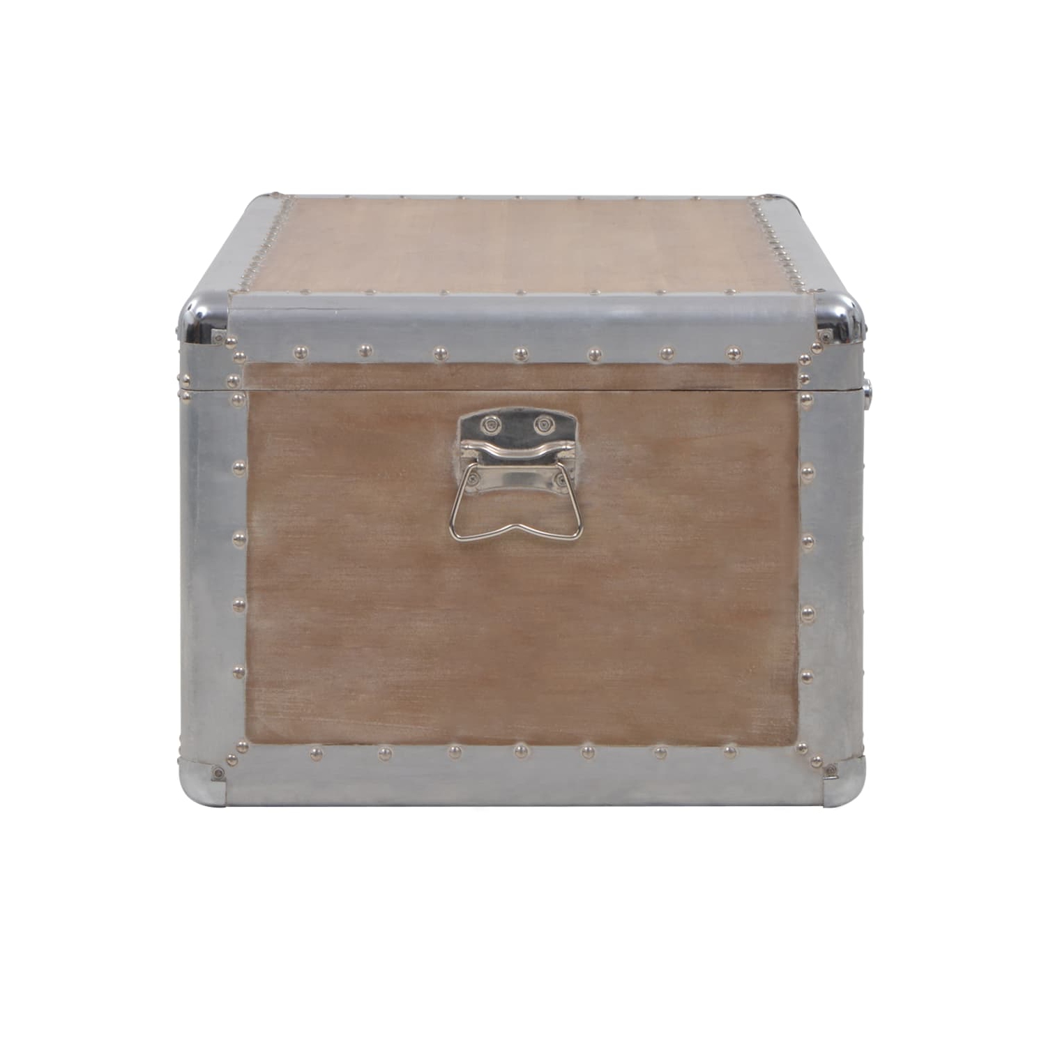 vidaXL Storage Box Solid Fir Wood 35.8"x20.5"x15.7" Brown