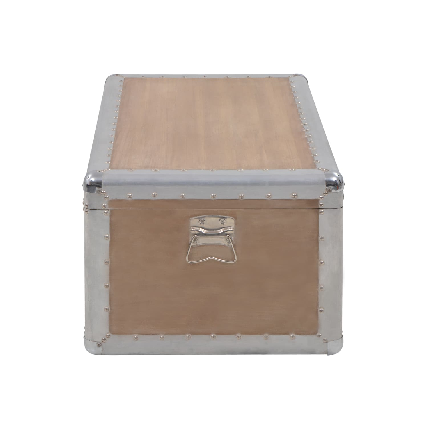 vidaXL Storage Box Solid Fir Wood 35.8"x20.5"x15.7" Brown