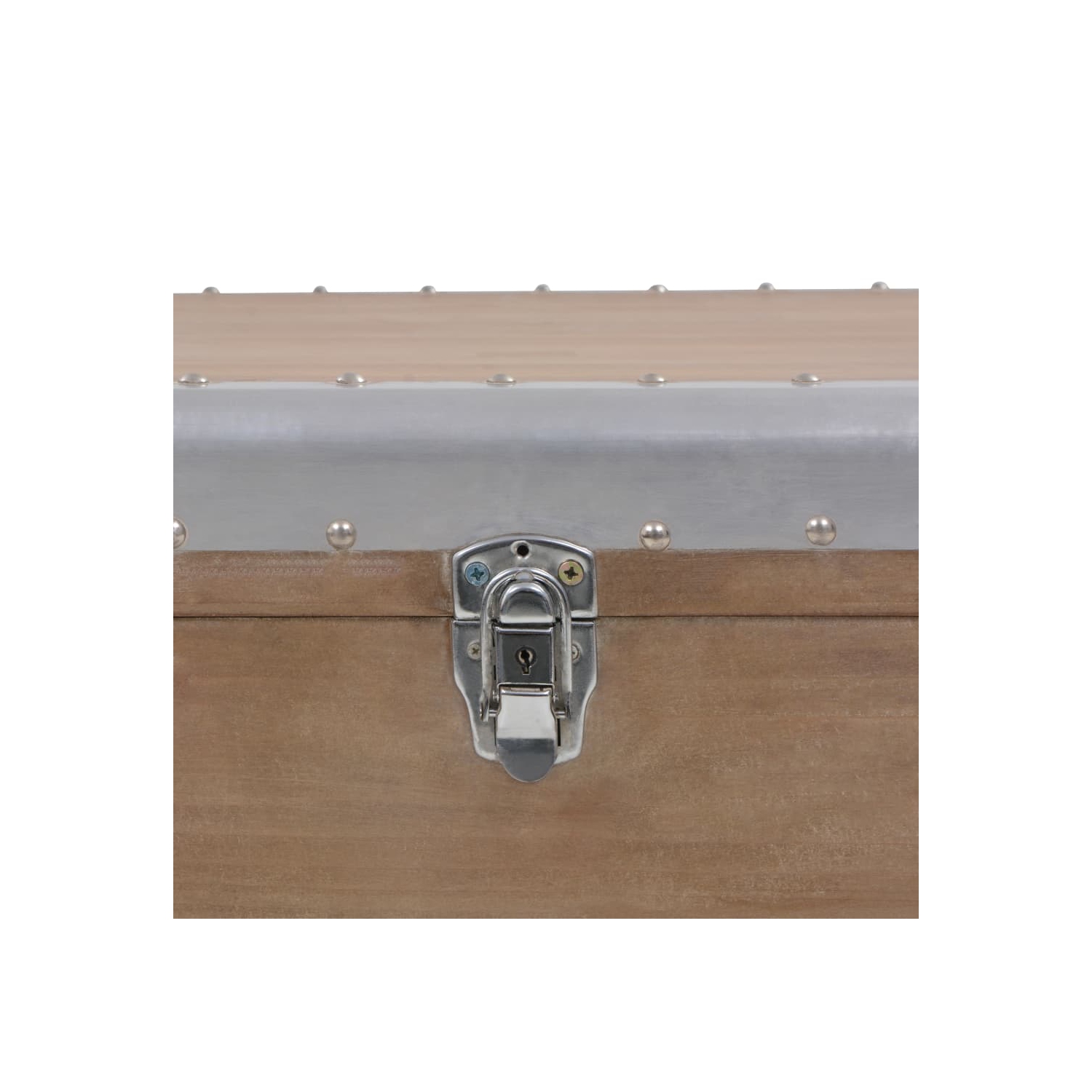 vidaXL Storage Box Solid Fir Wood 35.8"x20.5"x15.7" Brown