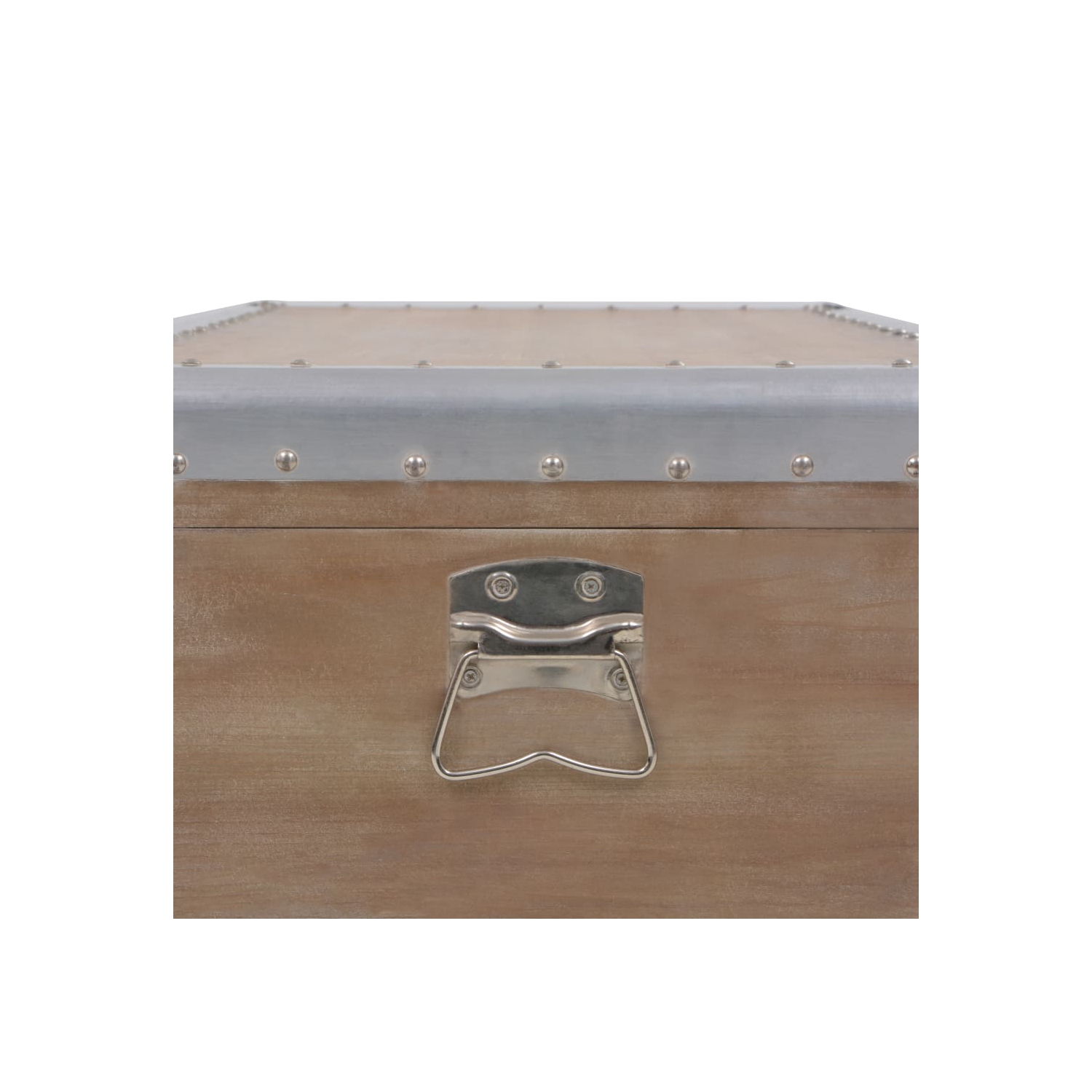 vidaXL Storage Box Solid Fir Wood 35.8"x20.5"x15.7" Brown