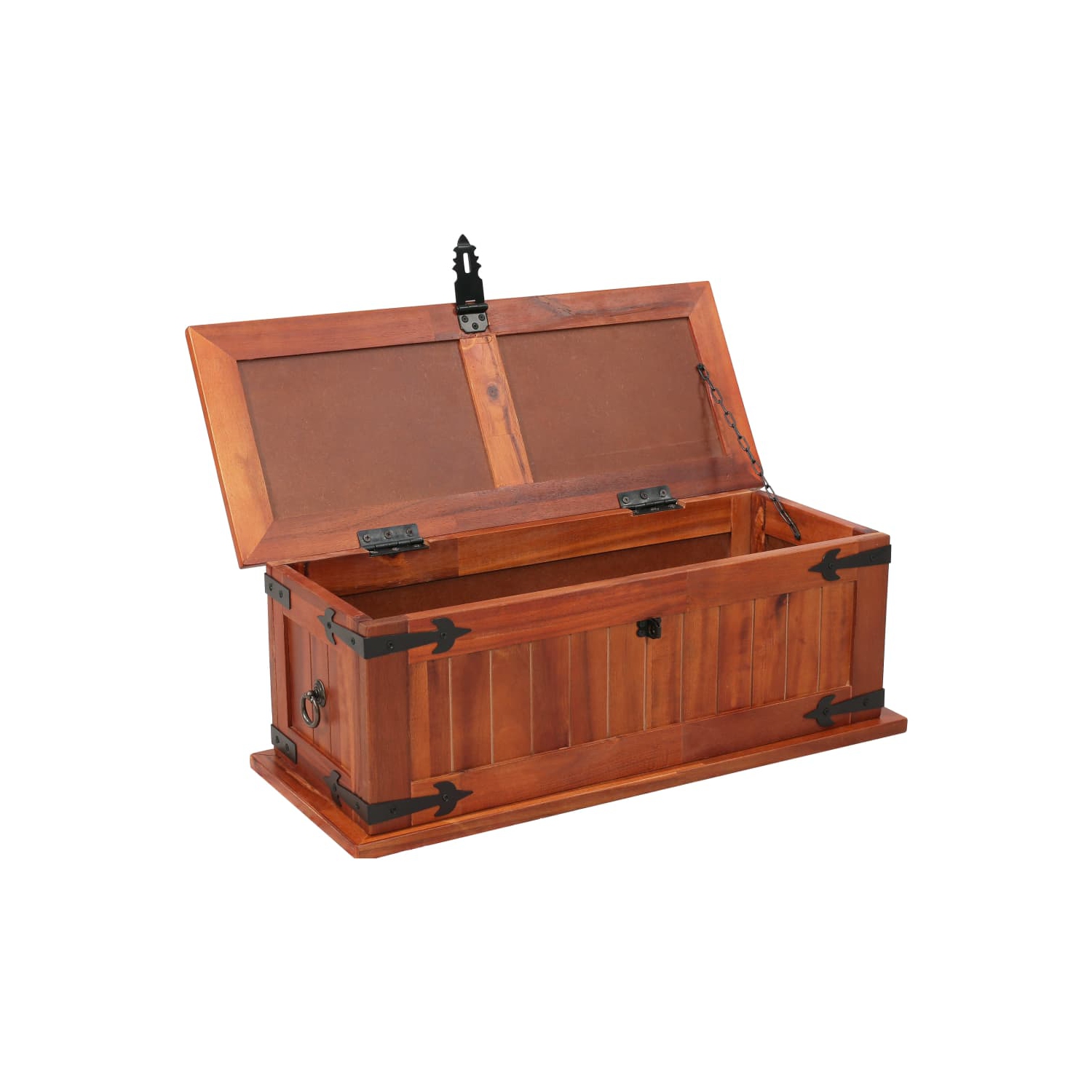 vidaXL Storage Chest 23.6"x9.8"x8.7" Solid Acacia Wood