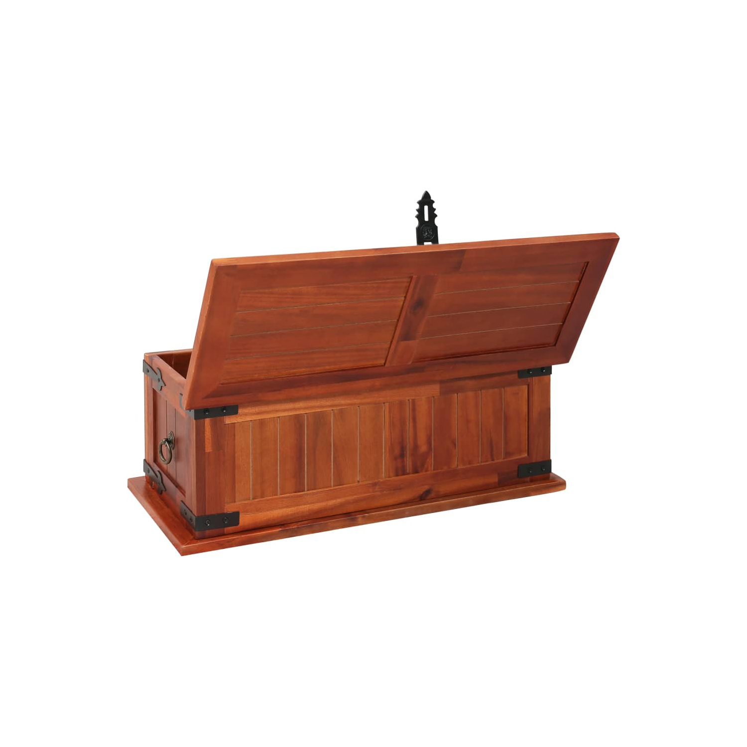 vidaXL Storage Chest 23.6"x9.8"x8.7" Solid Acacia Wood