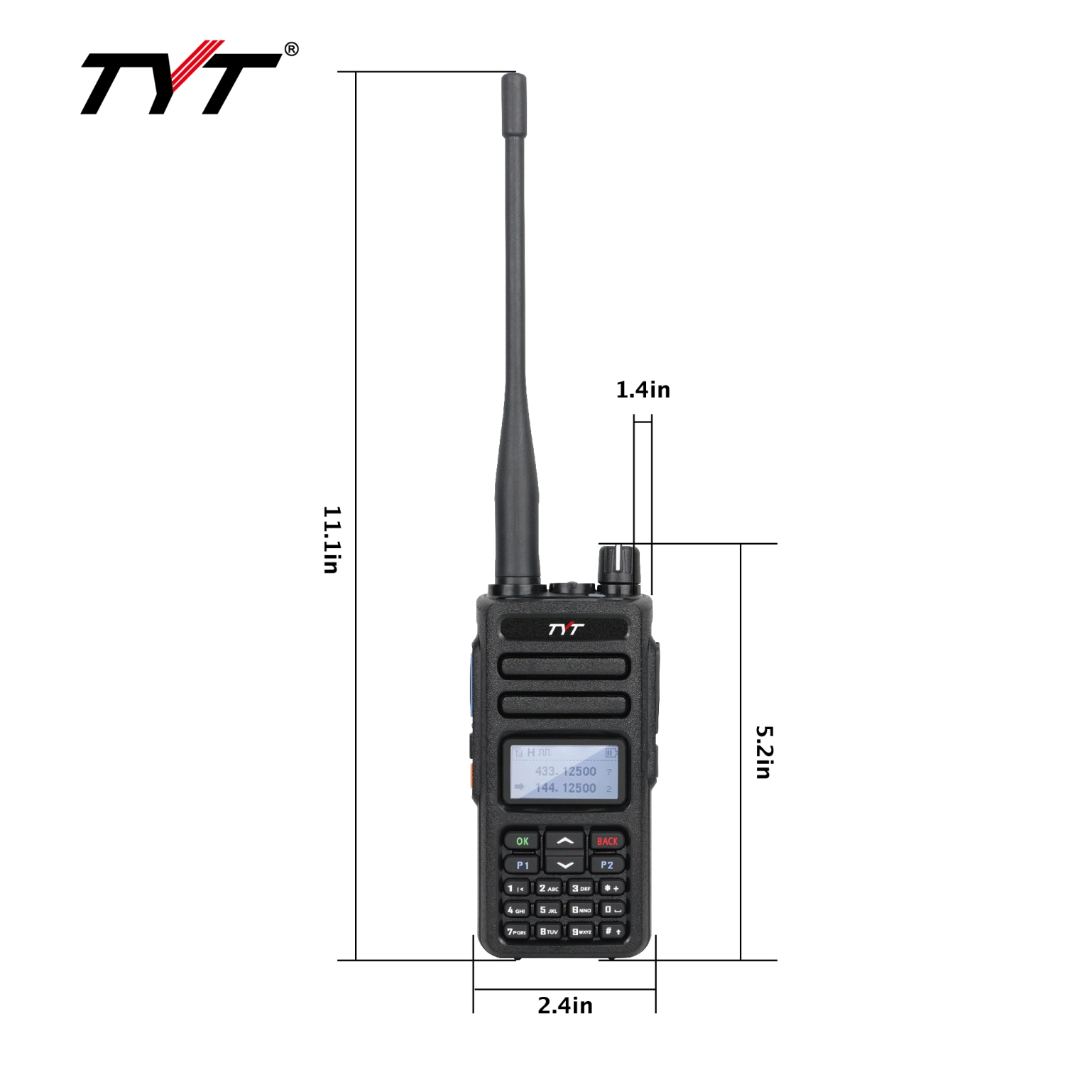 MD-750 – radio bidirectionnelle VHF/UHF double bande DMR, émetteur-récepteur numérique/analogique