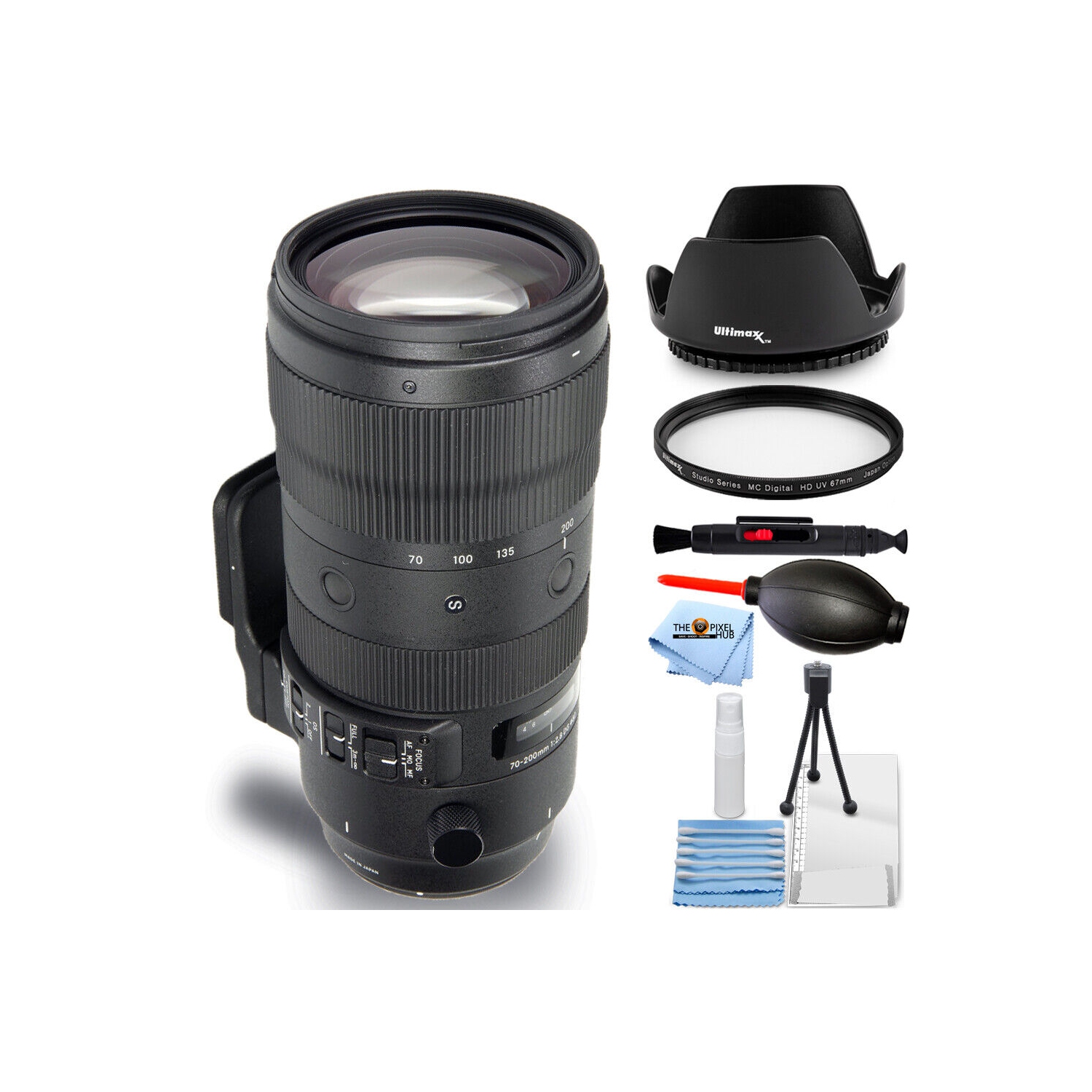 Sigma 70-200mm f/2.8 DG OS HSM Sports Lens for Nikon F - Essential UV Bundle