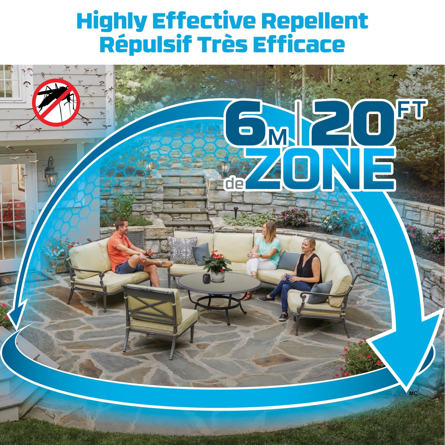 New Thermacell Mosquito Rechargeable Repeller Refills; 72 Hours; Compatible with Thermacell E-Series & Radius Only; 20 Foot Mosquito Repellent Zone