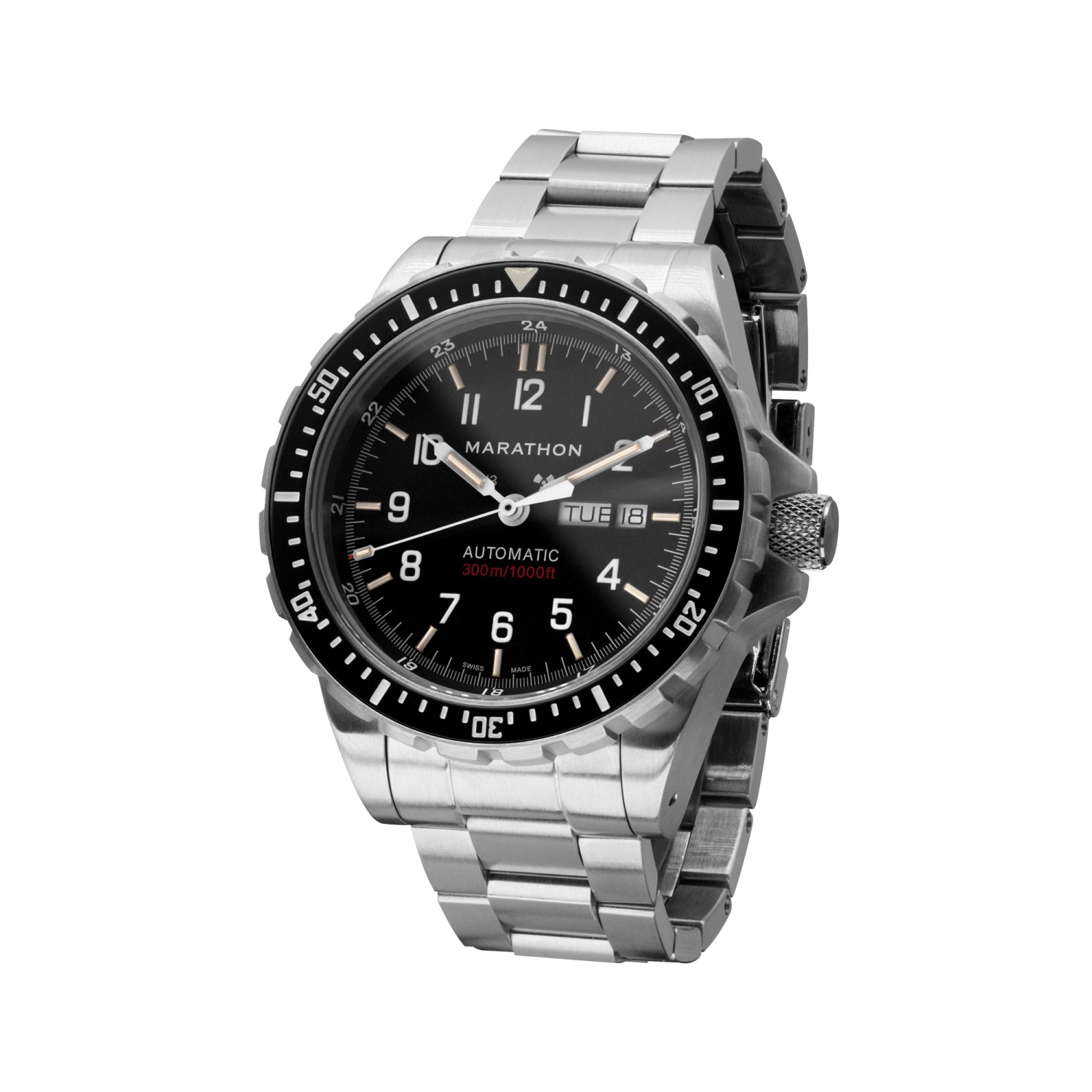 MARATHON-Jumbo Day/Date Automatic with Stainless Steel Bracelet with the the Canadian Armed Forces Clasp 46mm